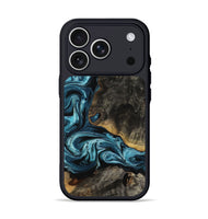 iPhone 17 Pro Wood Phone Case - Monroe (Blue, 799940)