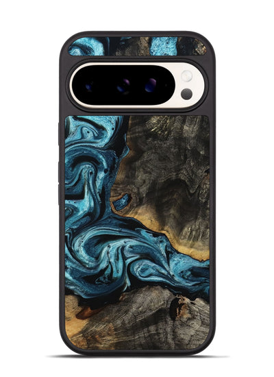 Pixel 9 Wood Phone Case - Monroe (Blue, 799940)