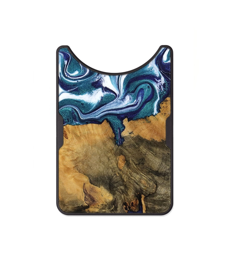 Alloy Wood Wallet - Jeffrey (Blue, 799941)