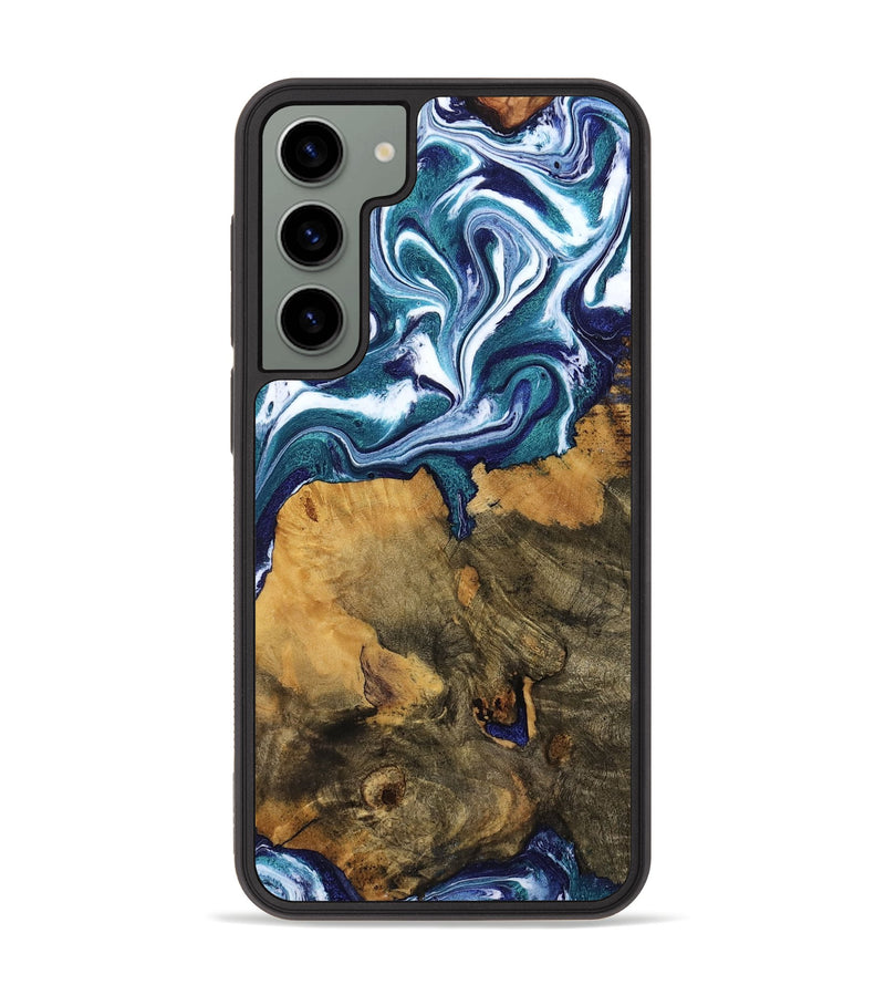 Galaxy S23 Plus Wood Phone Case - Jeffrey (Blue, 799941)