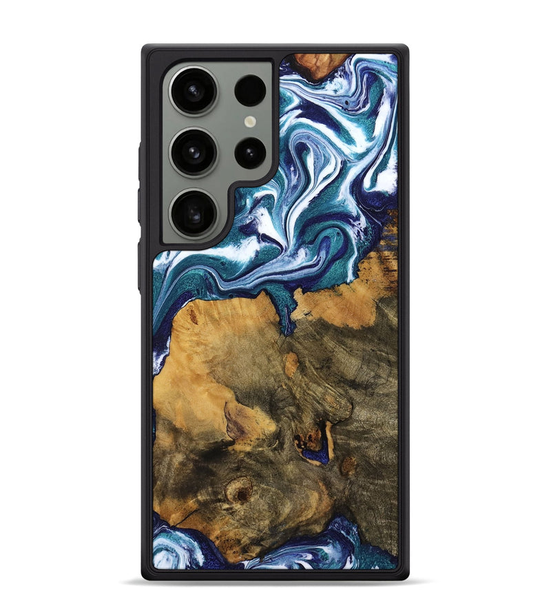 Galaxy S24 Ultra Wood Phone Case - Jeffrey (Blue, 799941)