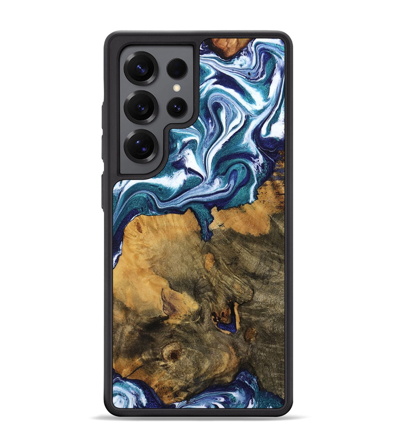 Galaxy S25 Ultra Wood Phone Case - Jeffrey (Blue, 799941)