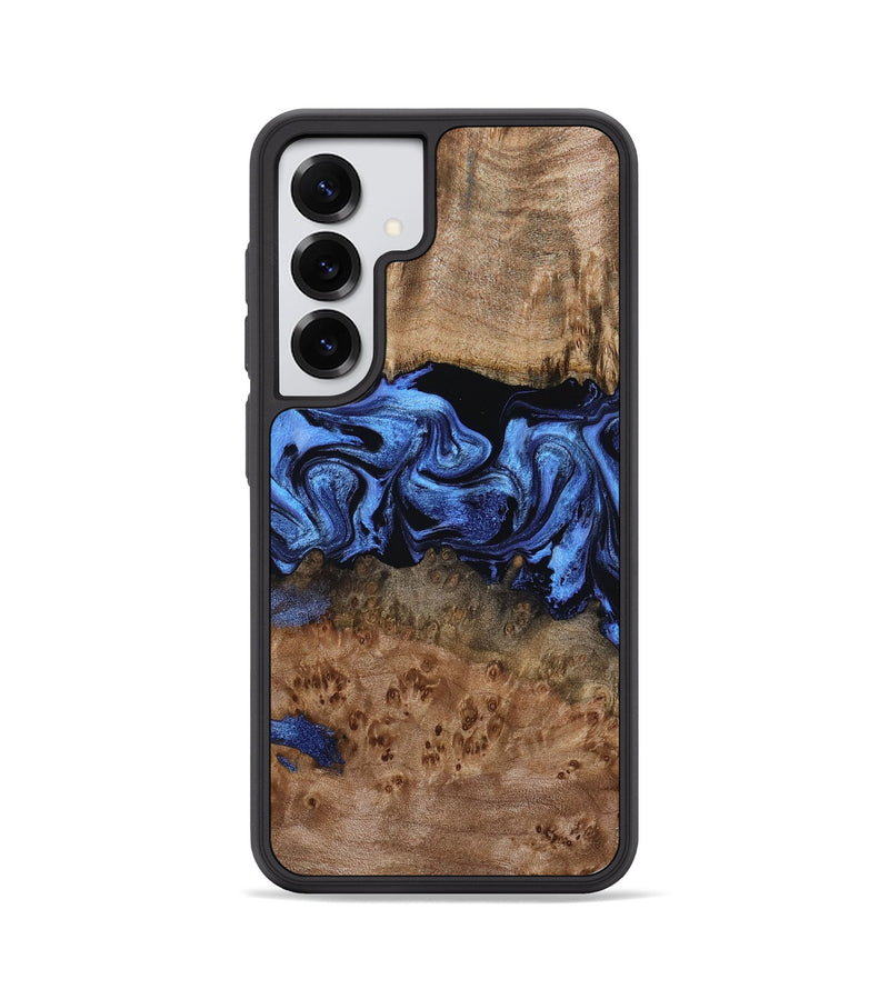 Galaxy S25 Wood Phone Case - Berkley (Blue, 799942)
