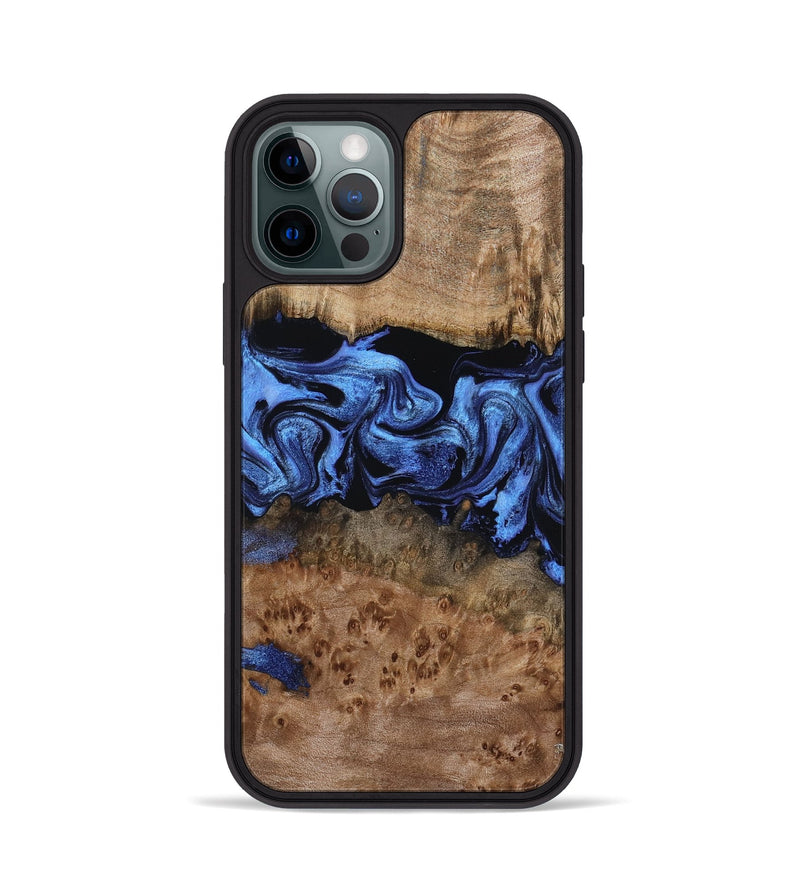 iPhone 12 Pro Wood Phone Case - Berkley (Blue, 799942)