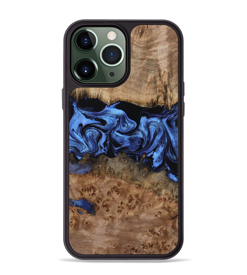 iPhone 13 Pro Max Wood Phone Case - Berkley (Blue, 799942)
