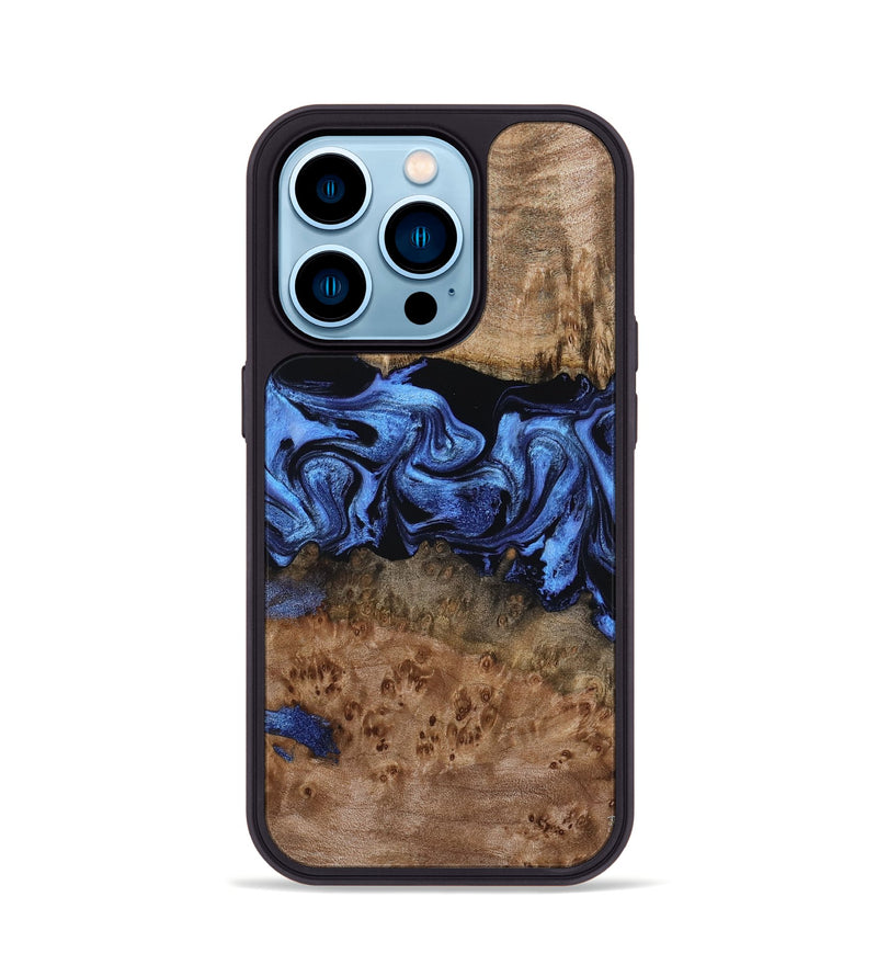 iPhone 14 Pro Wood Phone Case - Berkley (Blue, 799942)