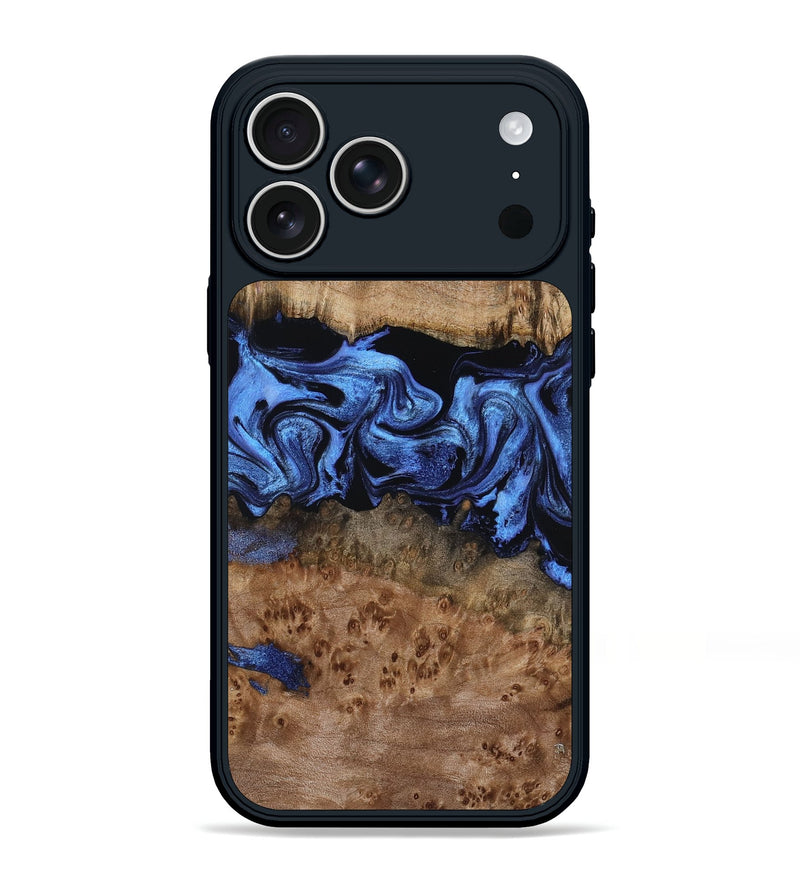 iPhone 17 Pro Max Wood Phone Case - Berkley (Blue, 799942)