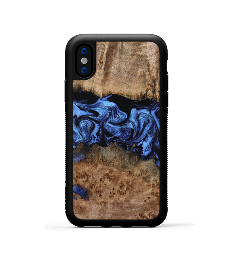iPhone Xs Wood Phone Case - Berkley (Blue, 799942)