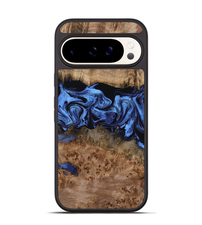 Pixel 9 Pro Wood Phone Case - Berkley (Blue, 799942)