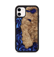 iPhone 11 Wood Phone Case - Kale (Blue, 799943)