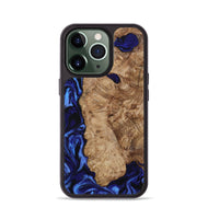 iPhone 13 Pro Wood Phone Case - Kale (Blue, 799943)