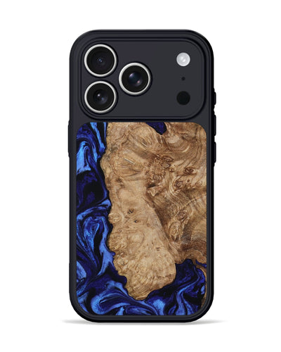 iPhone 17 Pro Wood Phone Case - Kale (Blue, 799943)