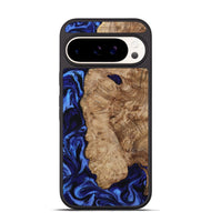 Pixel 9 Wood Phone Case - Kale (Blue, 799943)