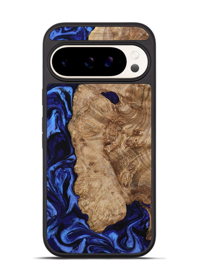 Pixel 9 Pro Wood Phone Case - Kale (Blue, 799943)