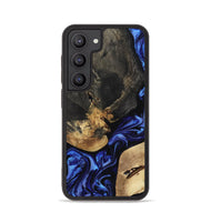 Galaxy S23 Wood Phone Case - Edythe (Blue, 799944)