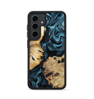 Galaxy S24 Wood Phone Case - Alonso (Blue, 799946)