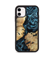 iPhone 11 Wood Phone Case - Alonso (Blue, 799946)