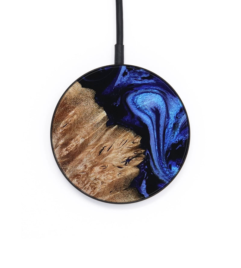 Circle Wood Wireless Charger - Alitzel (Blue, 799947)