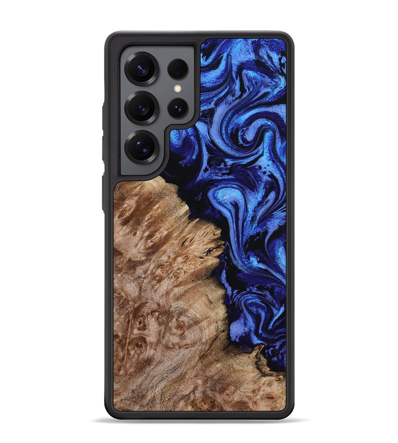 Galaxy S25 Ultra Wood Phone Case - Alitzel (Blue, 799947)