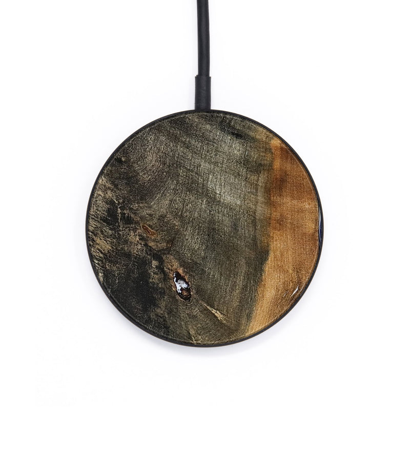 Circle Wood Wireless Charger - Gauge (Blue, 799949)