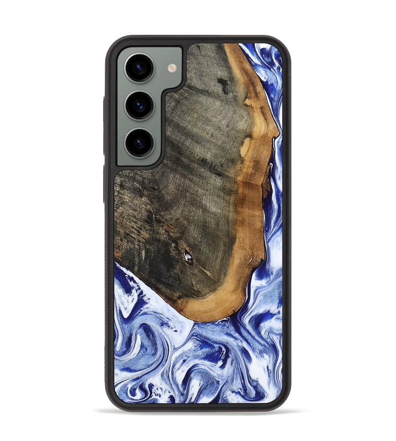 Galaxy S23 Plus Wood Phone Case - Gauge (Blue, 799949)