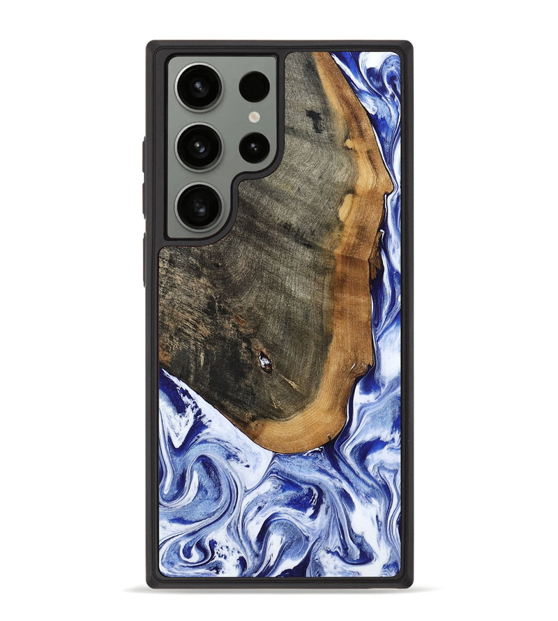 Galaxy S23 Ultra Wood Phone Case - Gauge (Blue, 799949)