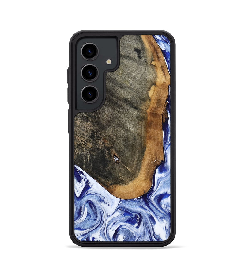 Galaxy S24 Wood Phone Case - Gauge (Blue, 799949)
