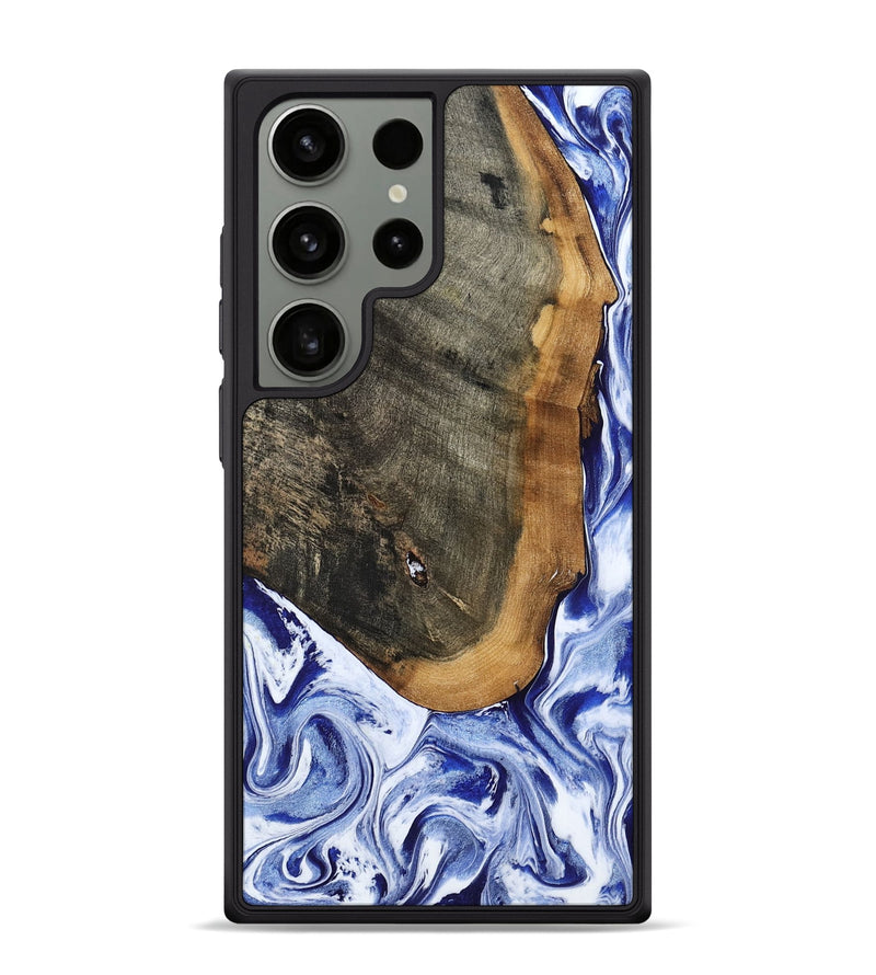 Galaxy S24 Ultra Wood Phone Case - Gauge (Blue, 799949)