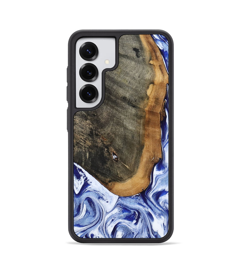 Galaxy S25 Wood Phone Case - Gauge (Blue, 799949)