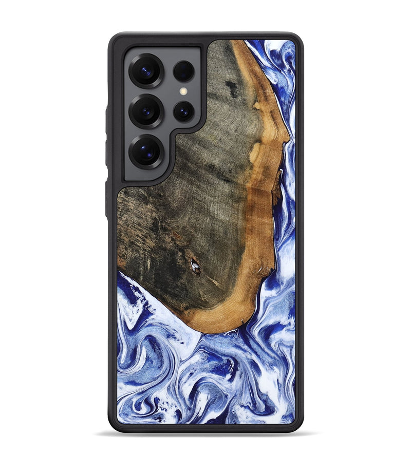 Galaxy S25 Ultra Wood Phone Case - Gauge (Blue, 799949)