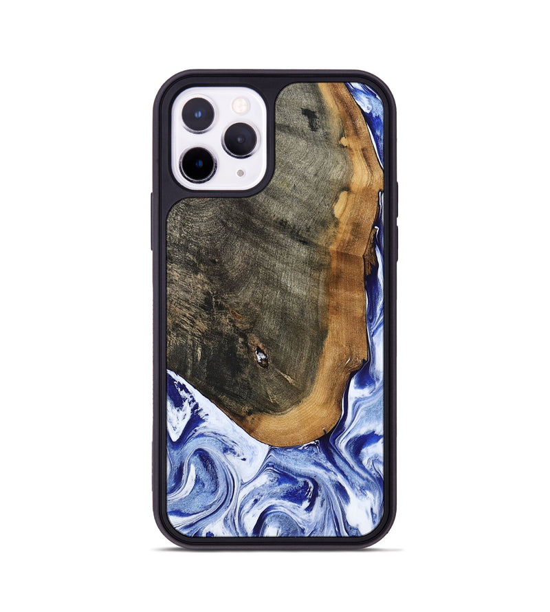 iPhone 11 Pro Wood Phone Case - Gauge (Blue, 799949)
