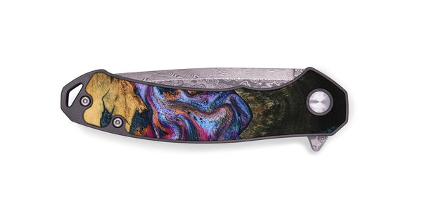 EDC Wood Pocket Knife - Toby (Blue, 799950)