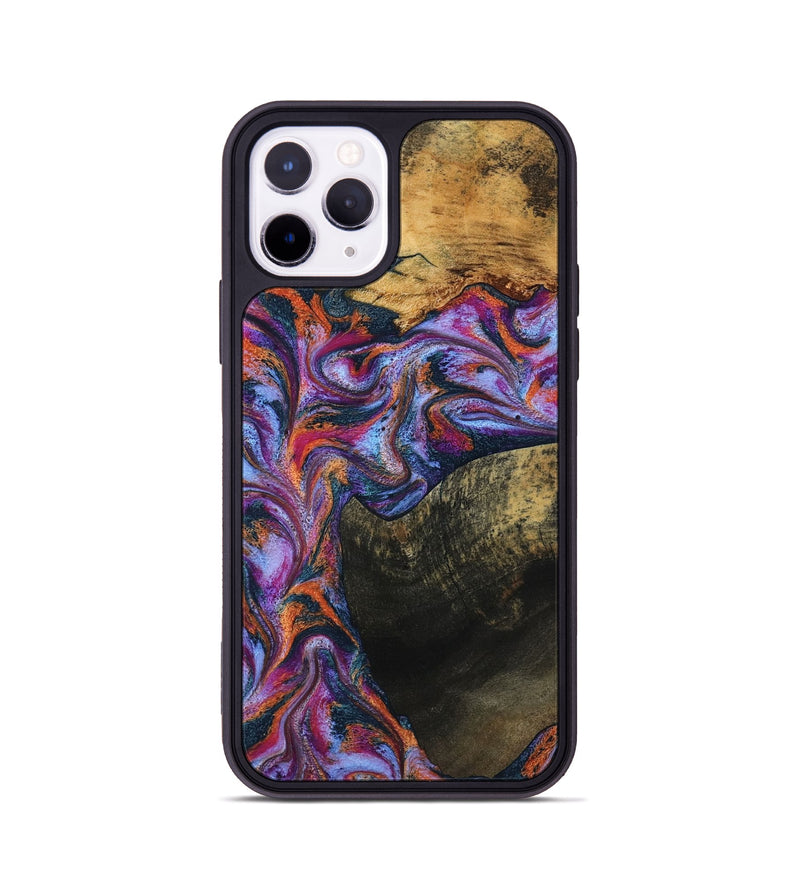 iPhone 11 Pro Wood Phone Case - Toby (Blue, 799950)