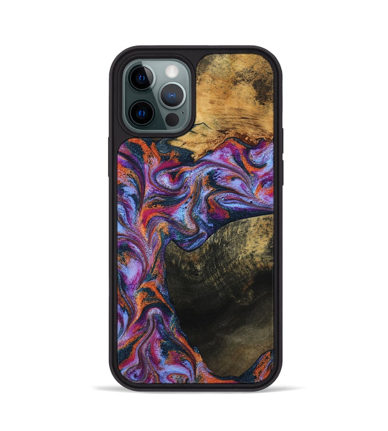 iPhone 12 Pro Wood Phone Case - Toby (Blue, 799950)