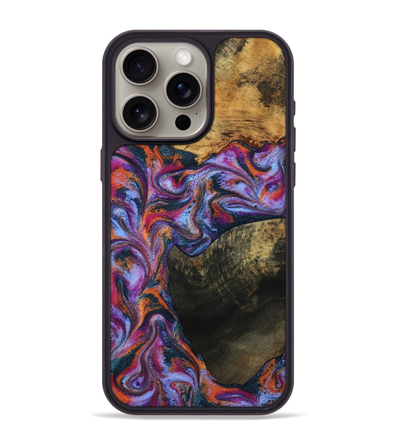 iPhone 15 Pro Max Wood Phone Case - Toby (Blue, 799950)