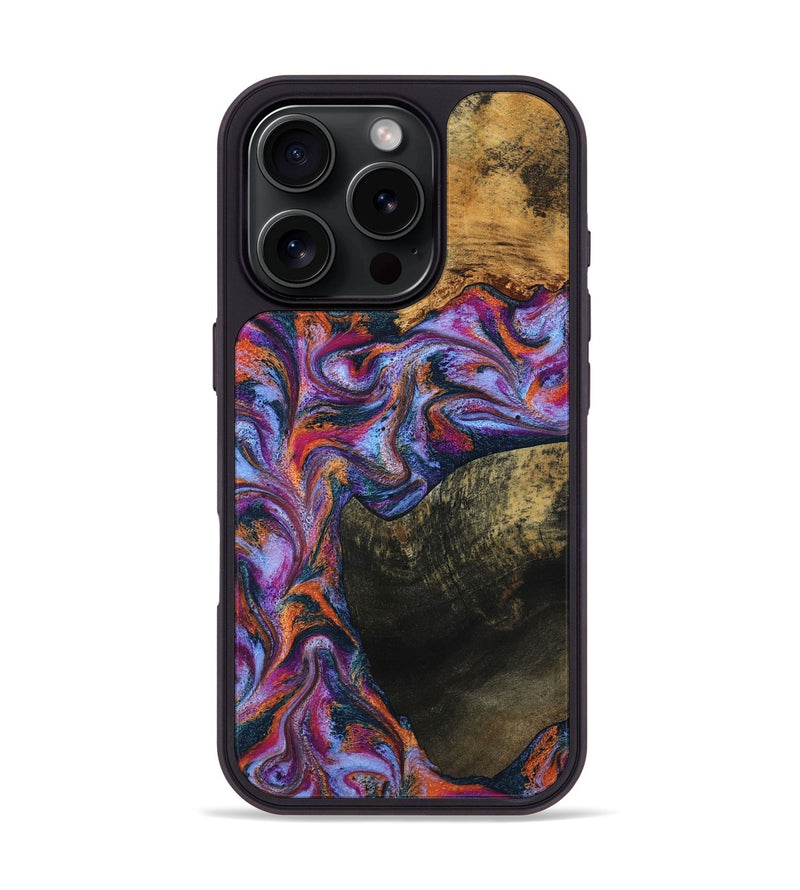 iPhone 16 Pro Wood Phone Case - Toby (Blue, 799950)