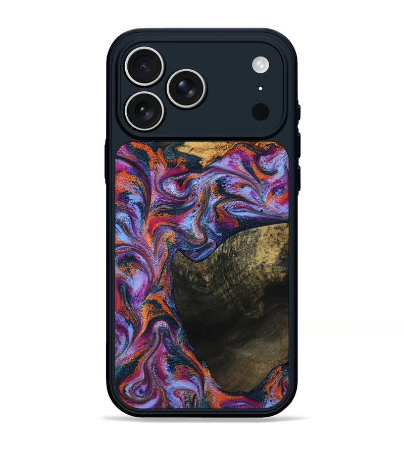 iPhone 17 Pro Max Wood Phone Case - Toby (Blue, 799950)