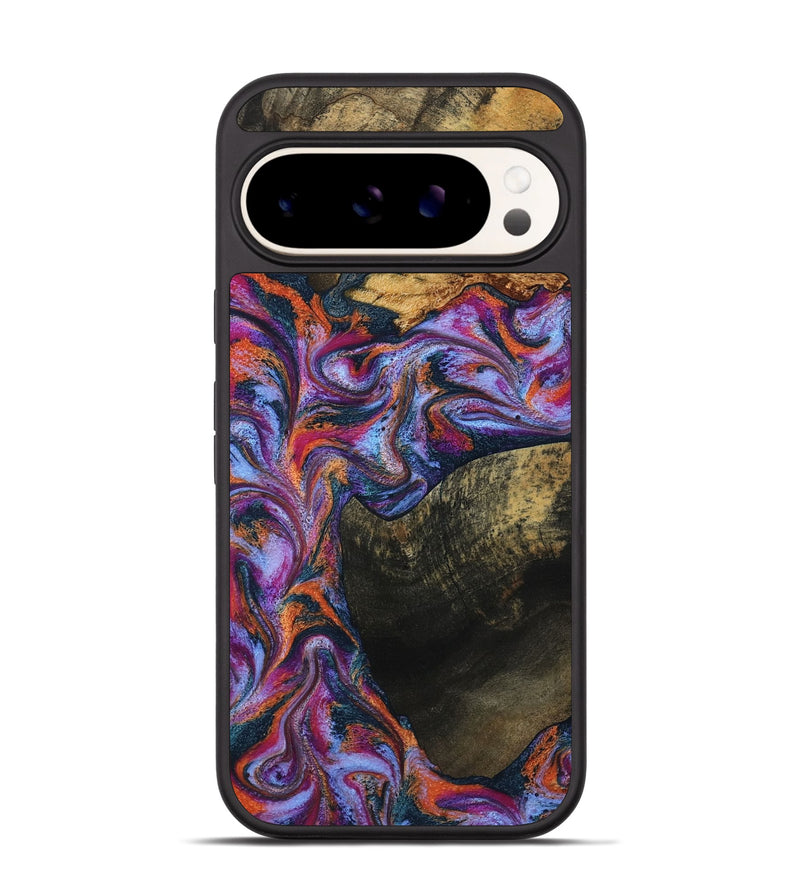 Pixel 9 Wood Phone Case - Toby (Blue, 799950)