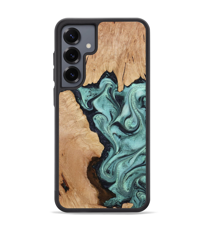 Galaxy S25 Plus Wood Phone Case - Madilyn (Green, 799953)