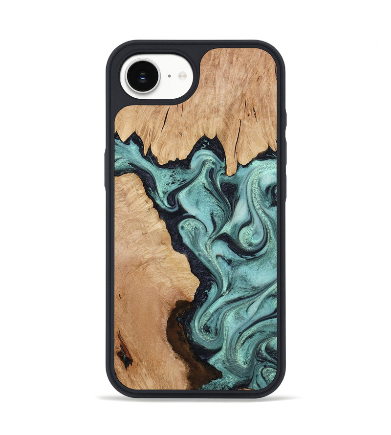 iPhone 16e Wood Phone Case - Madilyn (Green, 799953)