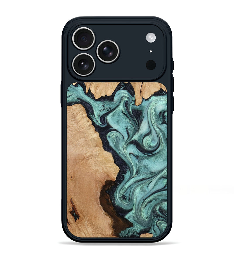 iPhone 17 Pro Max Wood Phone Case - Madilyn (Green, 799953)
