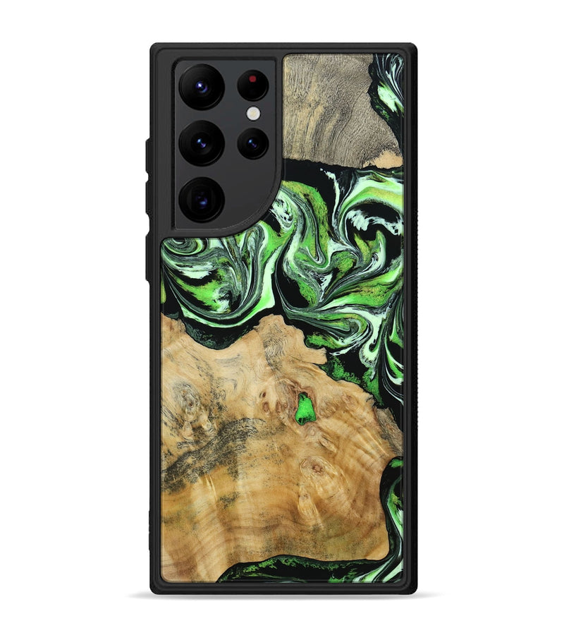 Galaxy S22 Ultra Wood Phone Case - Kelly (Green, 799954)