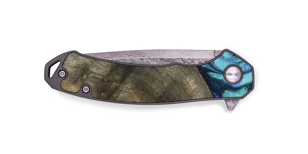 EDC Wood Pocket Knife - Edwina (Blue, 799955)
