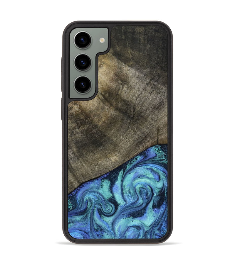Galaxy S23 Plus Wood Phone Case - Edwina (Blue, 799955)