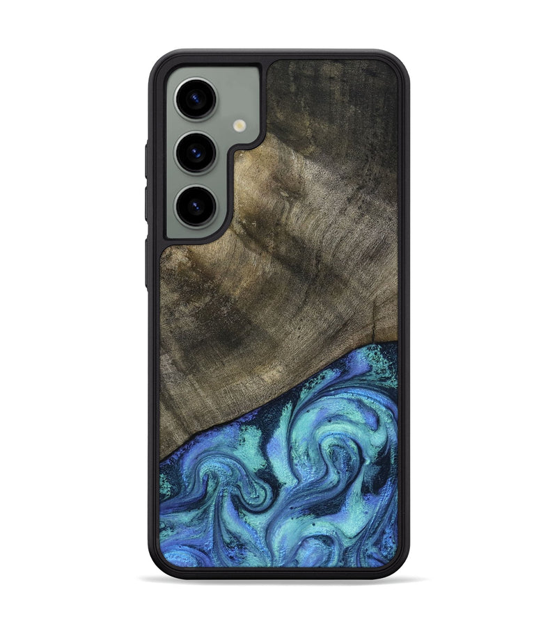 Galaxy S24 Plus Wood Phone Case - Edwina (Blue, 799955)