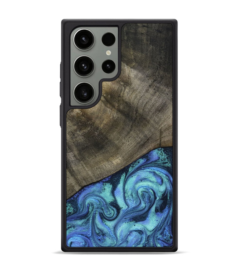 Galaxy S24 Ultra Wood Phone Case - Edwina (Blue, 799955)