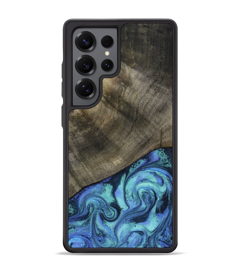 Galaxy S25 Ultra Wood Phone Case - Edwina (Blue, 799955)