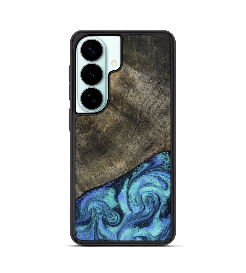 Galaxy S26 Wood Phone Case - Edwina (Blue, 799955)