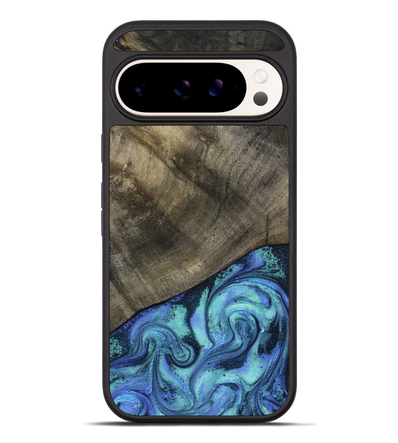 Pixel 10 Pro XL Wood Phone Case - Edwina (Blue, 799955)