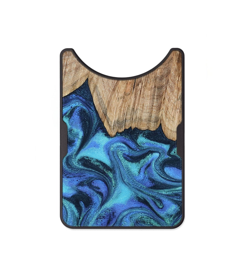 Alloy Wood Wallet - Leslie (Blue, 799956)